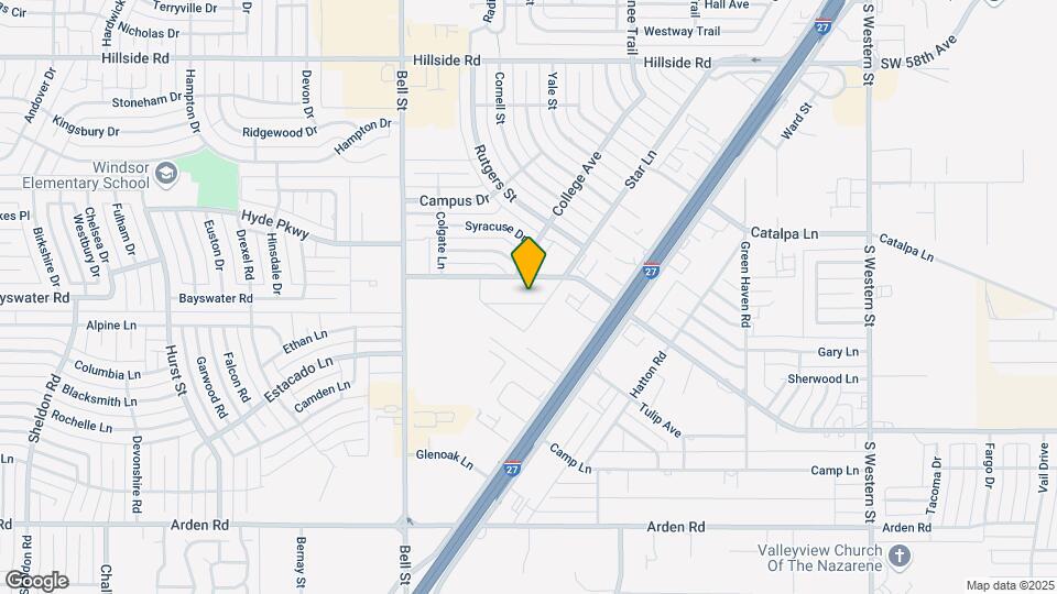 5536 Gonzaga Ln Map and Location Details