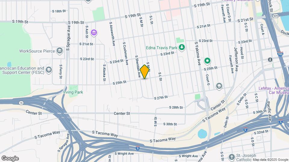 1312 S 25th St Map and Location Details