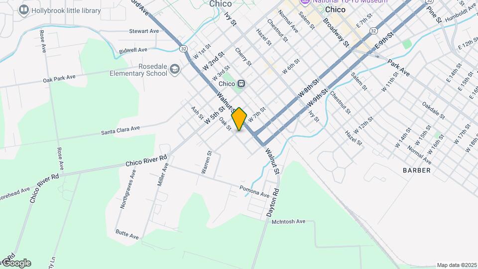 1145 W 7th St Map and Location Details