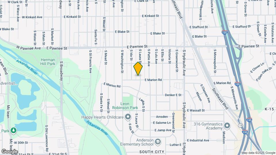 2551 S Laura St Mapa y Detalles de la Ubicación