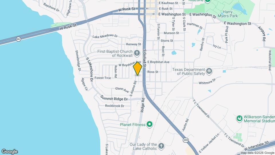 809 S Alamo Rd Map and Location Details