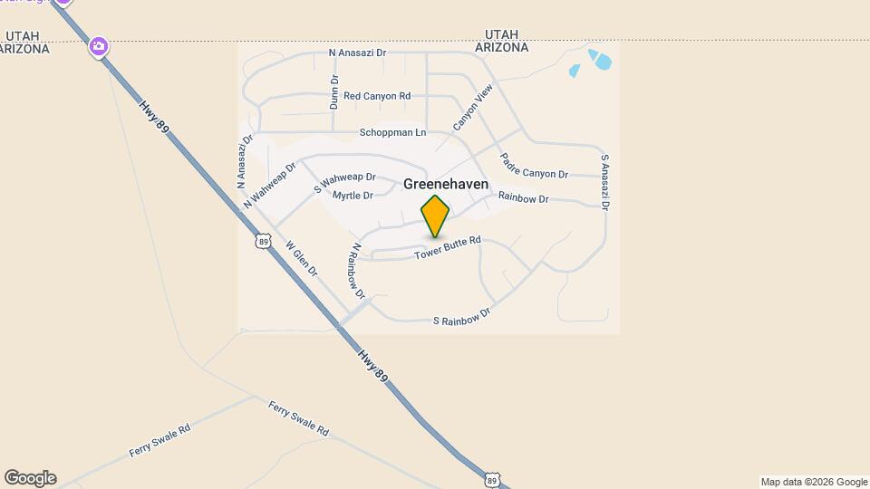 1009 Tower Butte Rd Map and Location Details