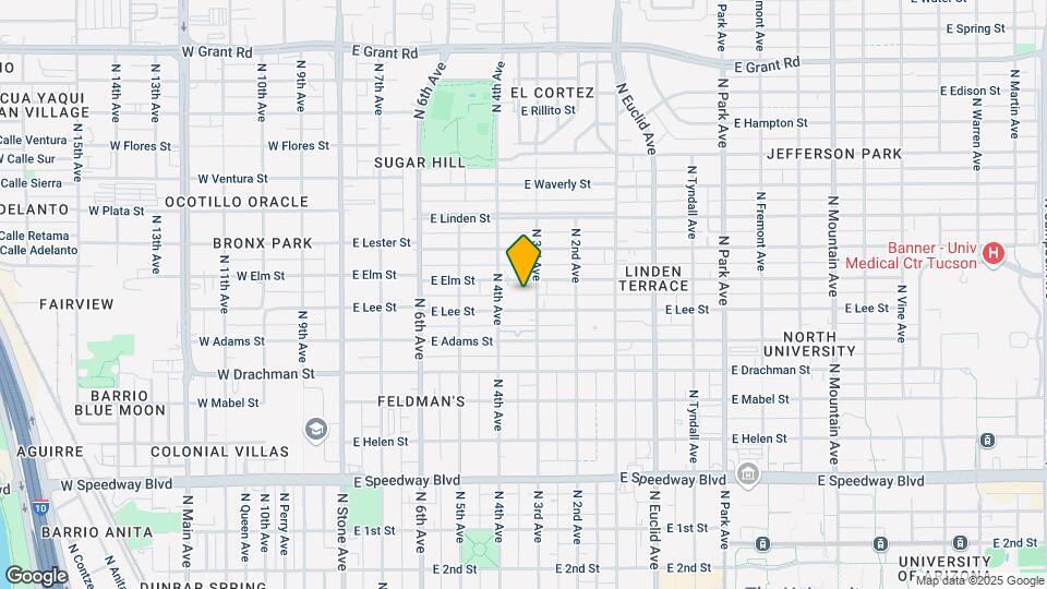 1611 N 3rd Ave Map and Location Details