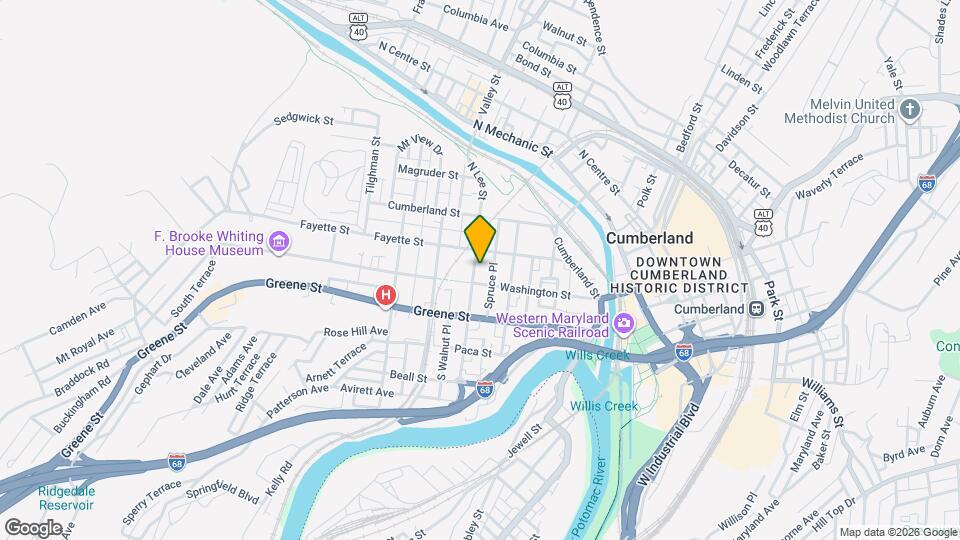 11 N Lee St, Unit Lower Map and Location Details