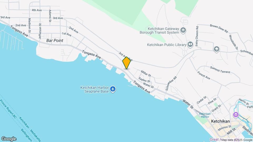 1450 Tongass Ave Map and Location Details