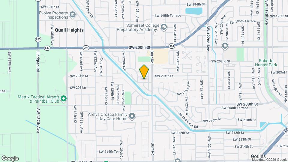 12745 SW 204th Ln Map and Location Details