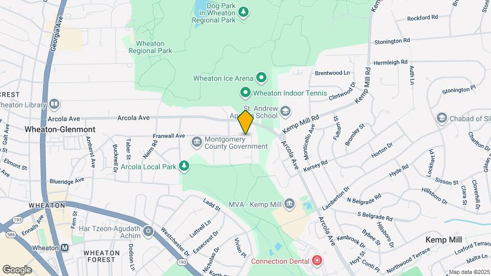 1702 Franwall Ave Map and Location Details