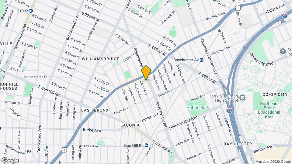 3371 Eastchester Rd Map and Location Details