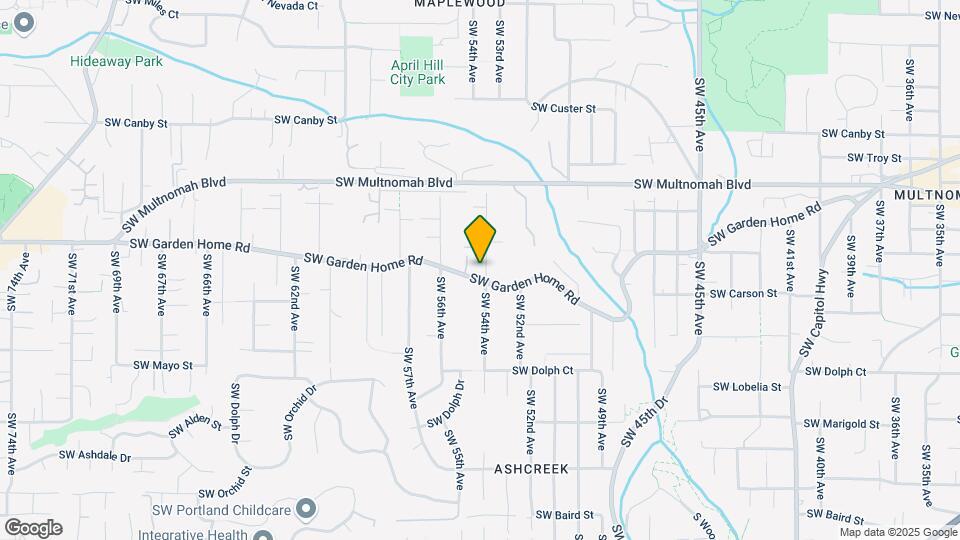 5417 SW Garden Home Rd Map and Location Details