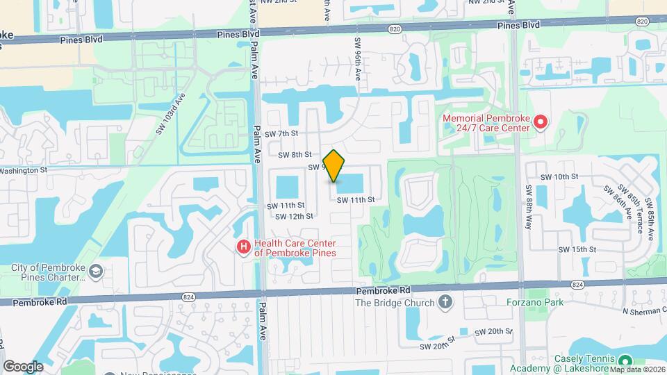 1001 SW 98th Ave Map and Location Details