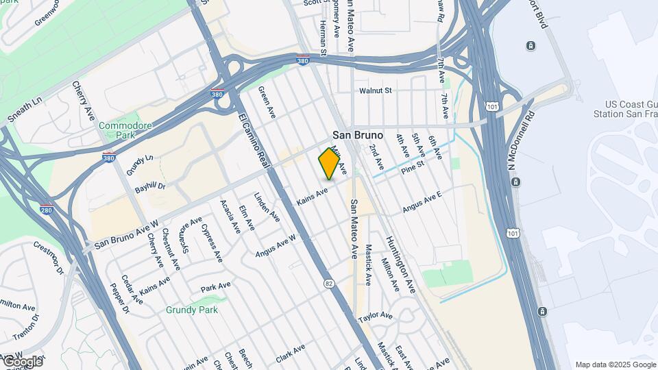 350 Kains Ave Mapa y Detalles de la Ubicación