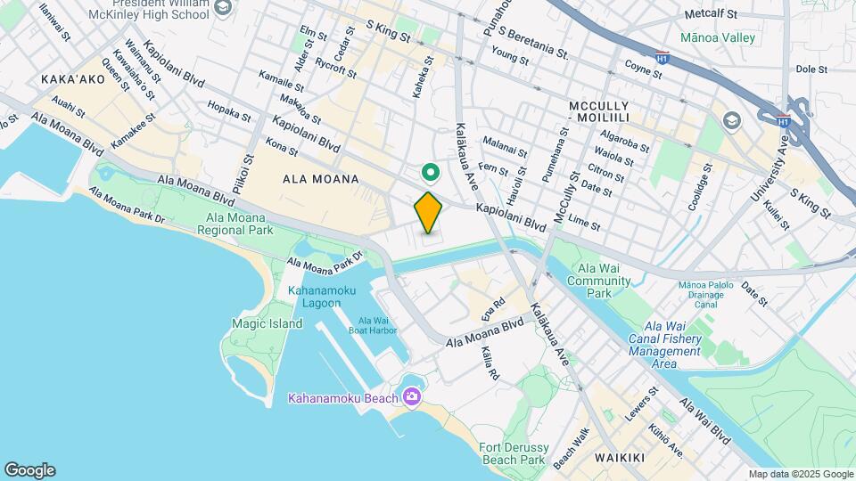 Hale Kahakai Apartments Mapa y Detalles de la Ubicación