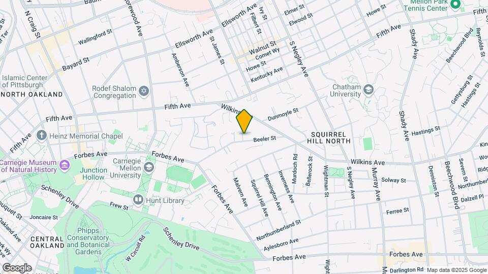 5327 Beeler St Map and Location Details