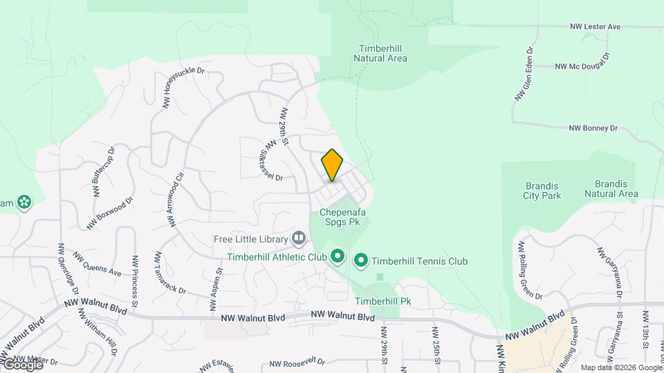 3205 NW Foxtail St Map and Location Details