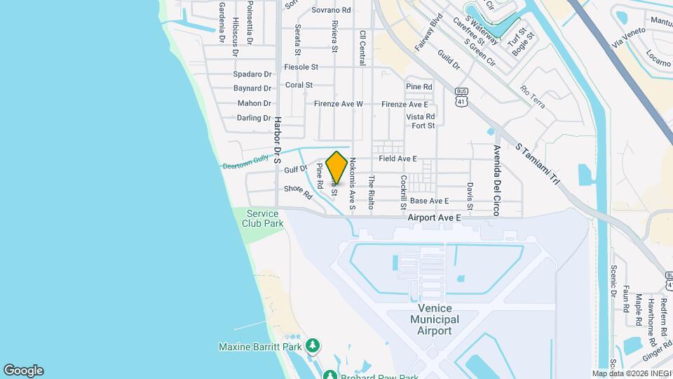 1129 Riviera St Map and Location Details