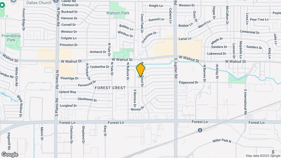 203 N Forest Crest Dr Map and Location Details