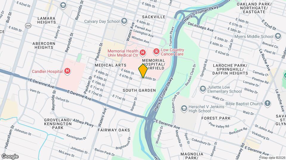 1301 Ranger St Map and Location Details