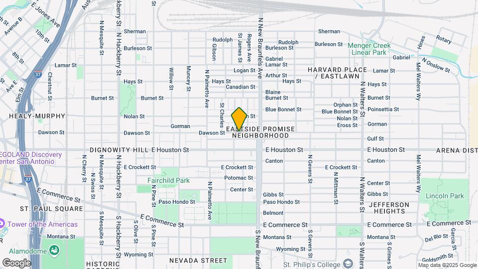 1306 Dawson St Map and Location Details