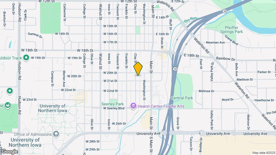 2016 Clay St, Unit Up Map and Location Details