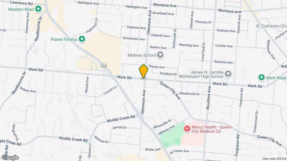 3095 Glenmore Ave, Unit 2 Map and Location Details