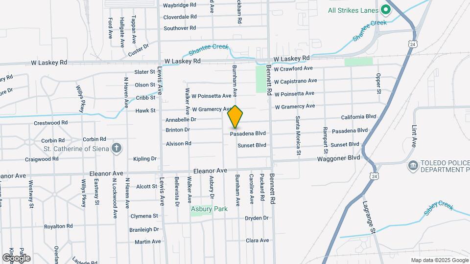 4631 Burnham Ave Map and Location Details