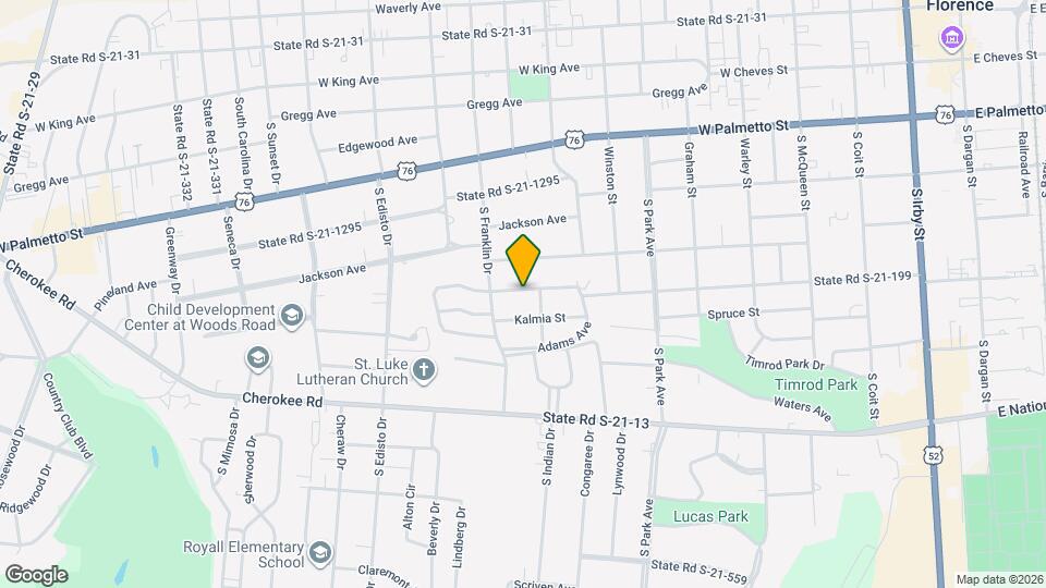 1008 W Cedar St Map and Location Details