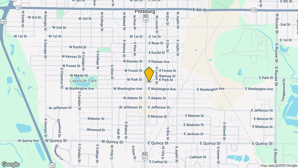 611-615 S Broadway St Mapa y Detalles de la Ubicación