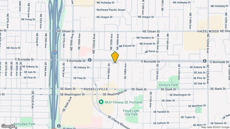 10540-10550 E Burnside St Map and Location Details
