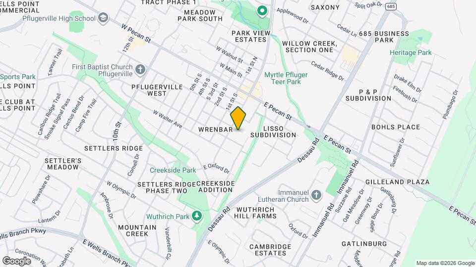 205 E Hoopes Ave Map and Location Details