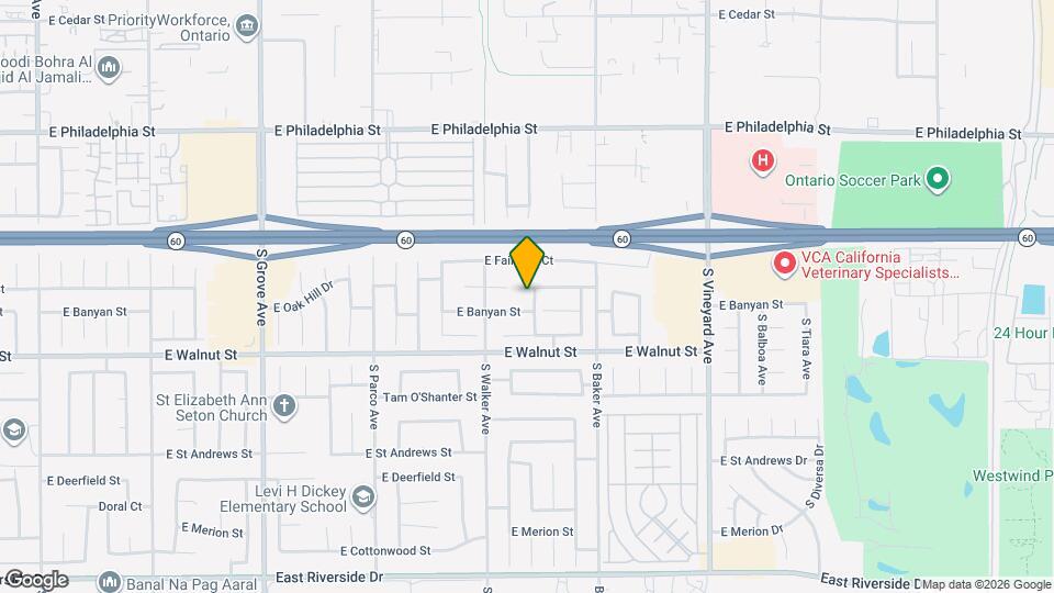 2448 S Pinehurst Pl Map and Location Details