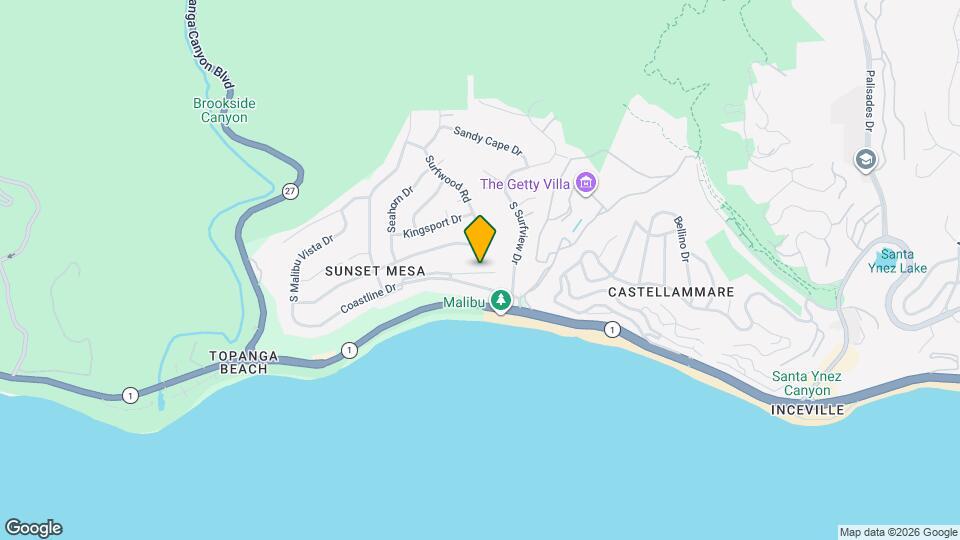 18071 W Coastline Dr Mapa y Detalles de la Ubicación