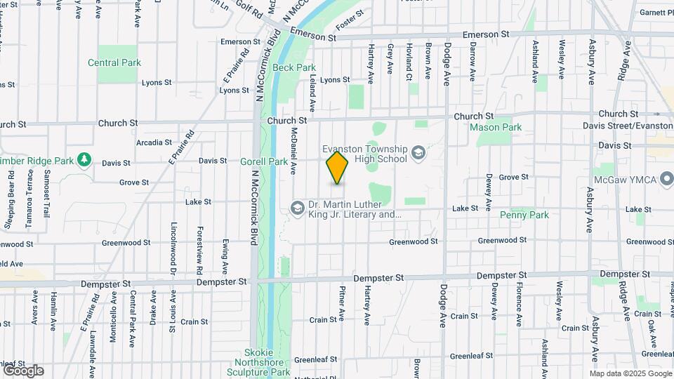 1510 Pitner Ave Map and Location Details