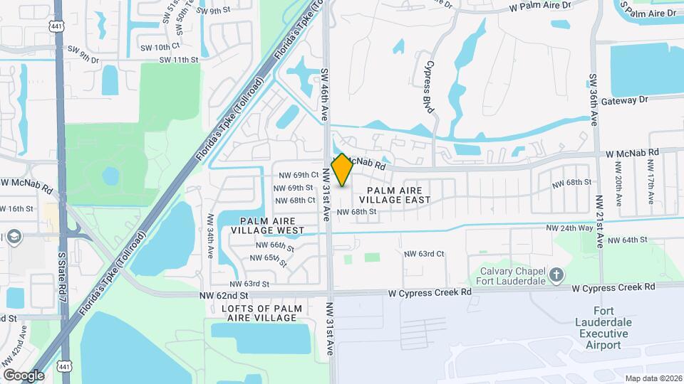 3007 NW 68th St Map and Location Details