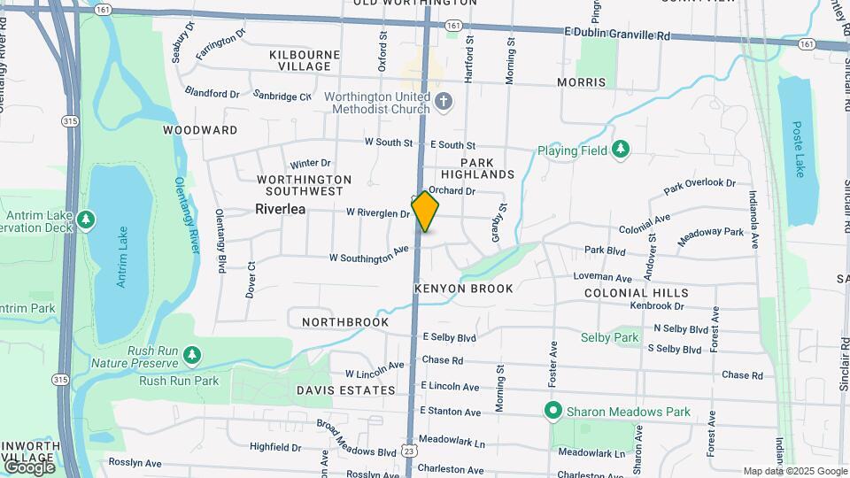 5784 N High St Map and Location Details