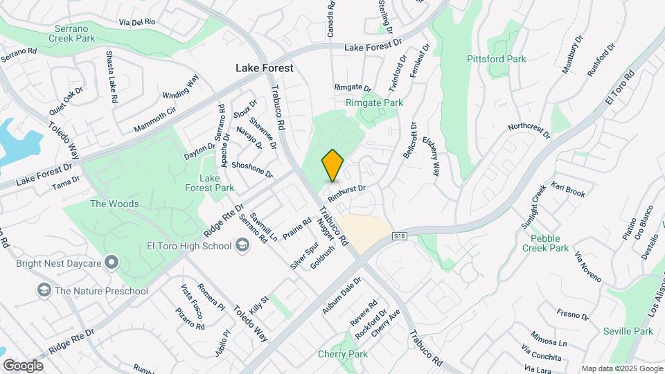 Trabuco Woods Apartment Homes Map and Location Details