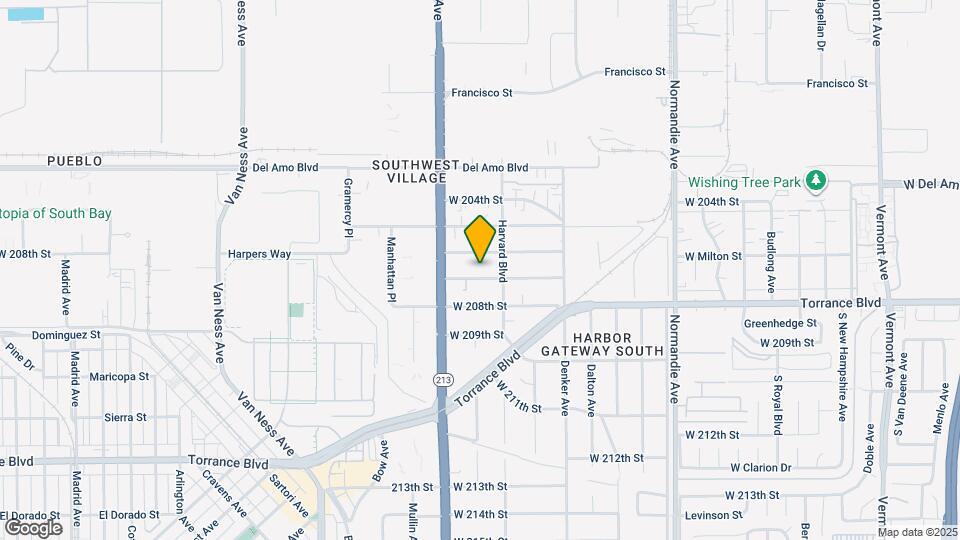 1625 W 207th St Map and Location Details