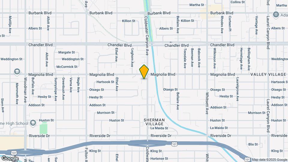 Mila Sherman Oaks Mapa y Detalles de la Ubicación