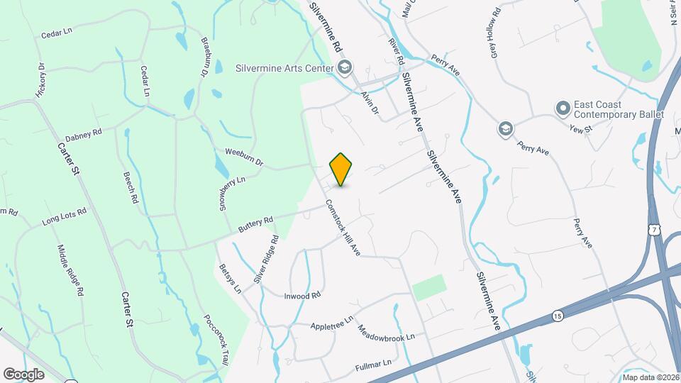 104 Comstock Hill Ave Map and Location Details