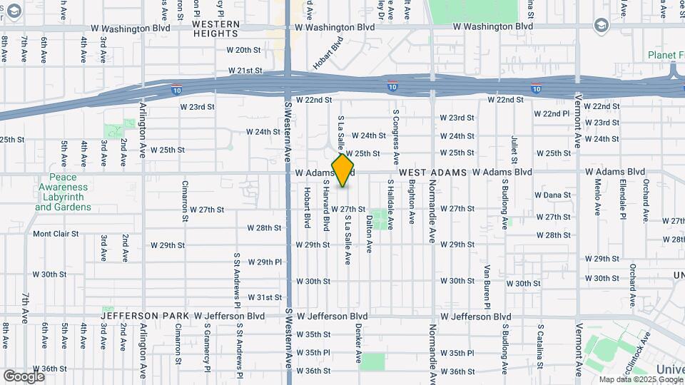 2631 S La Salle Ave Map and Location Details