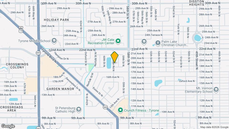 1821 Winchester Rd N Map and Location Details