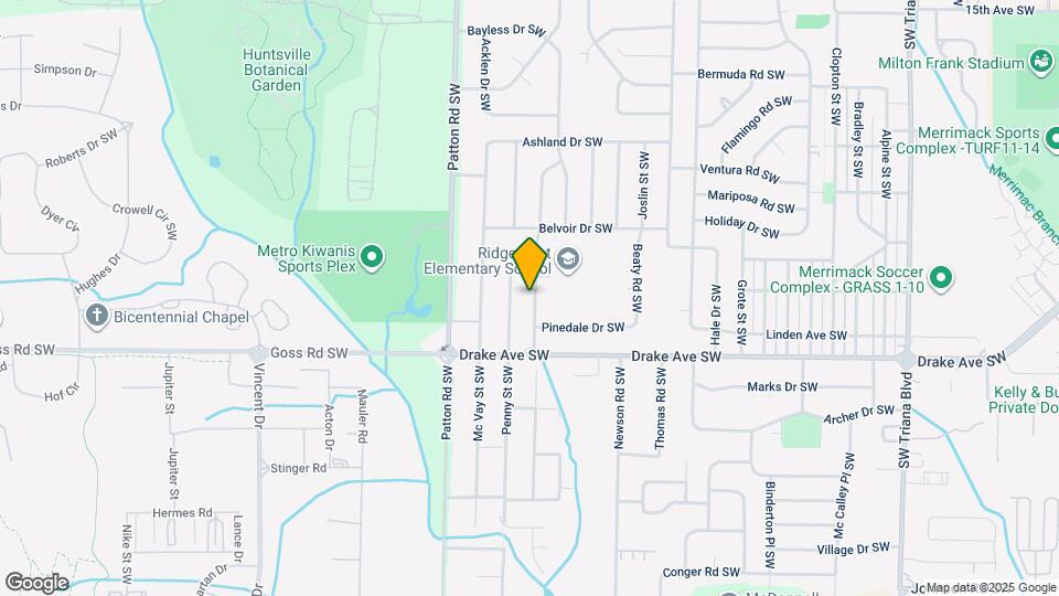 3614 SW Cerro Vista St Map and Location Details