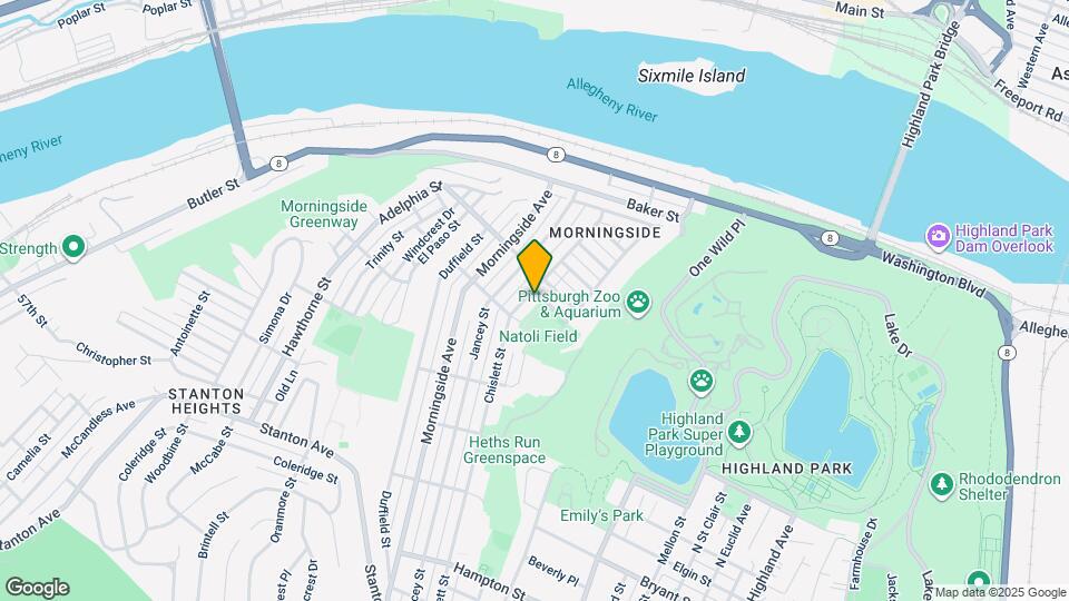 1728 Chislett St Map and Location Details