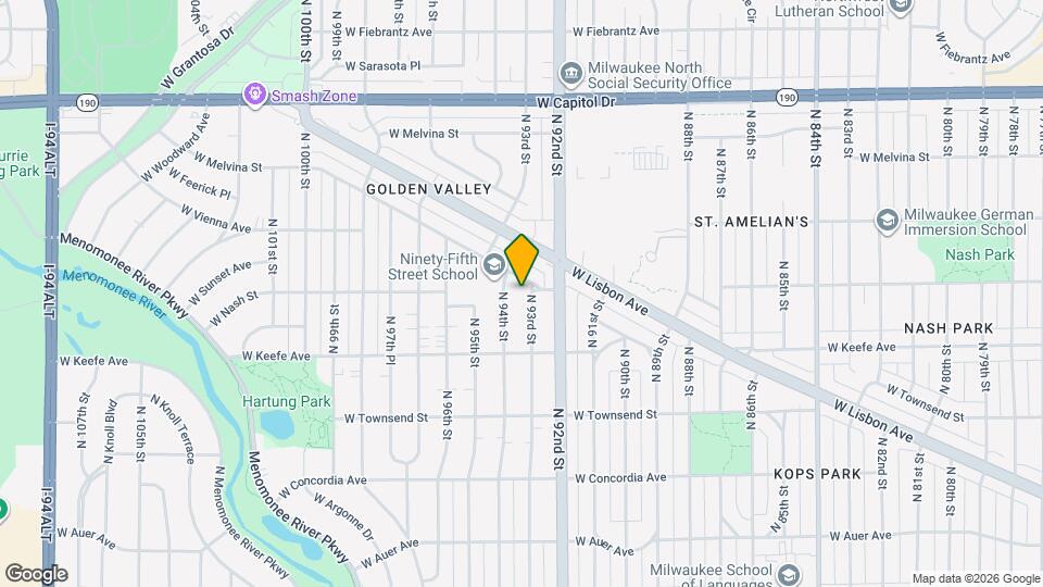 3641 N 93rd St Mapa y Detalles de la Ubicación