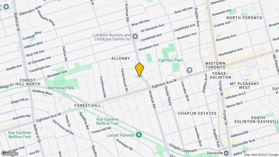 1058 Avenue Rd Map and Location Details