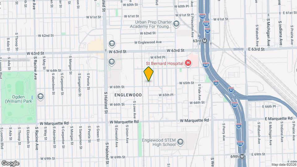 6454 S Parnell Ave Map and Location Details