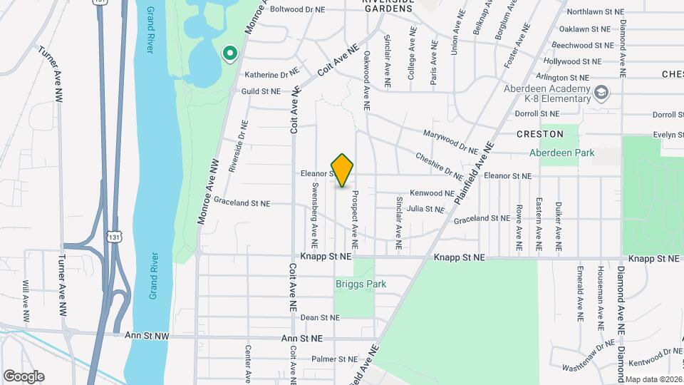 2116 Lafayette Ave NE Map and Location Details