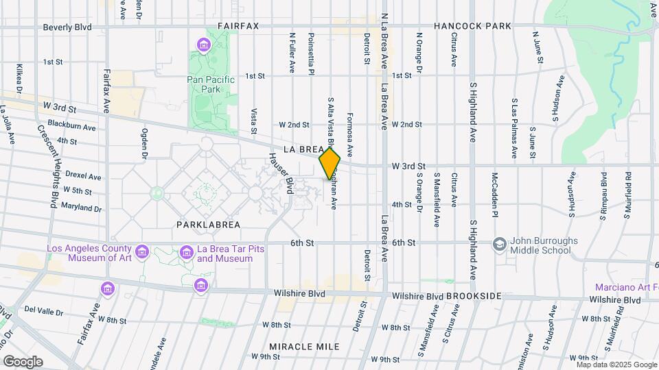 345 S Cochran Ave Map and Location Details