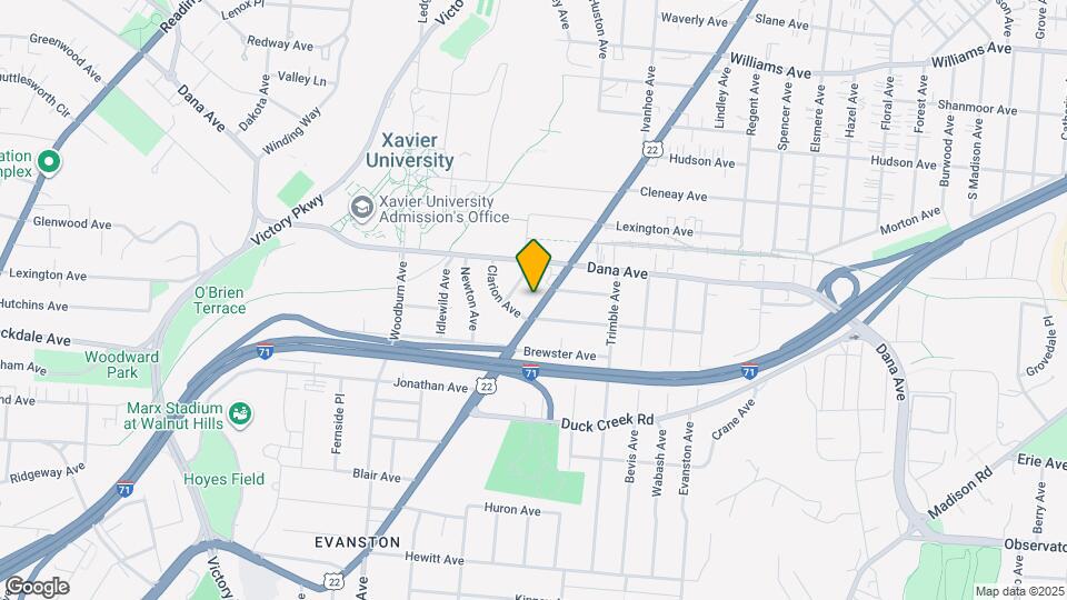 3615 Montgomery Rd Map and Location Details