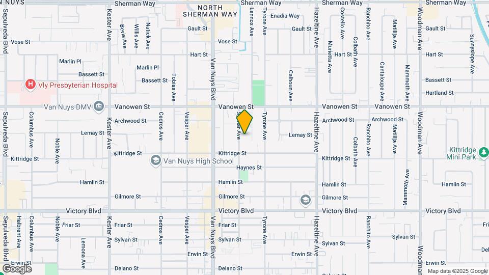 6640 Sylmar Ave Map and Location Details