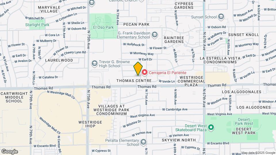 7129 W Merrell St Map and Location Details